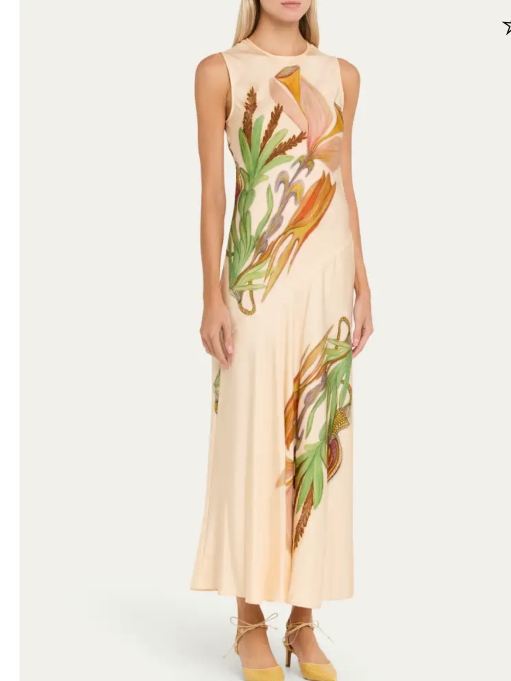 Ulla Johnson Gaea Printed Silk Midi Dress